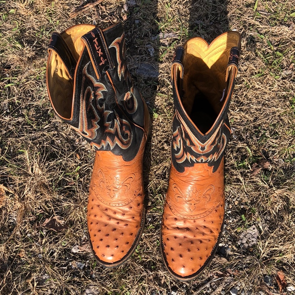 Tony Lama Full Quill Ostrich